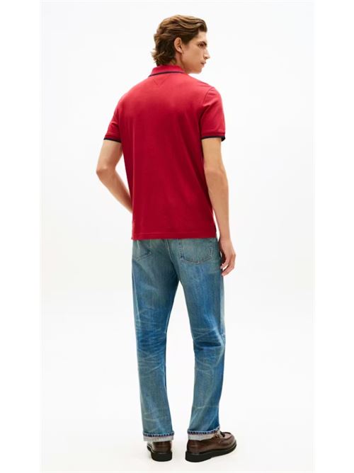 pique undercollar reg polo TOMMY HILFIGER | MW0MW42748XIT